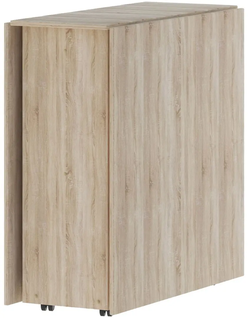 Set mobila pentru bucatarie Haaus Roma 1.6м White/Natural Wood + Haaus Nova Sonoma Oak + Jumi Eva SD-972568 White