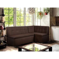 Set mobila pentru bucatarie Marcel Prod CIP3S-C2 2.6m Wenge/White + KC-6 RO White + Modern Como 2231 Right Dark Brown Thumb