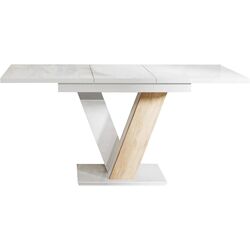 Set mobila pentru bucatarie Marcel Prod Vio 1.6m White/Craft Oak Golden + Prospero Masiv White Gloss/Sonoma Oak + Jumi Eva SD-972568 White Thumb