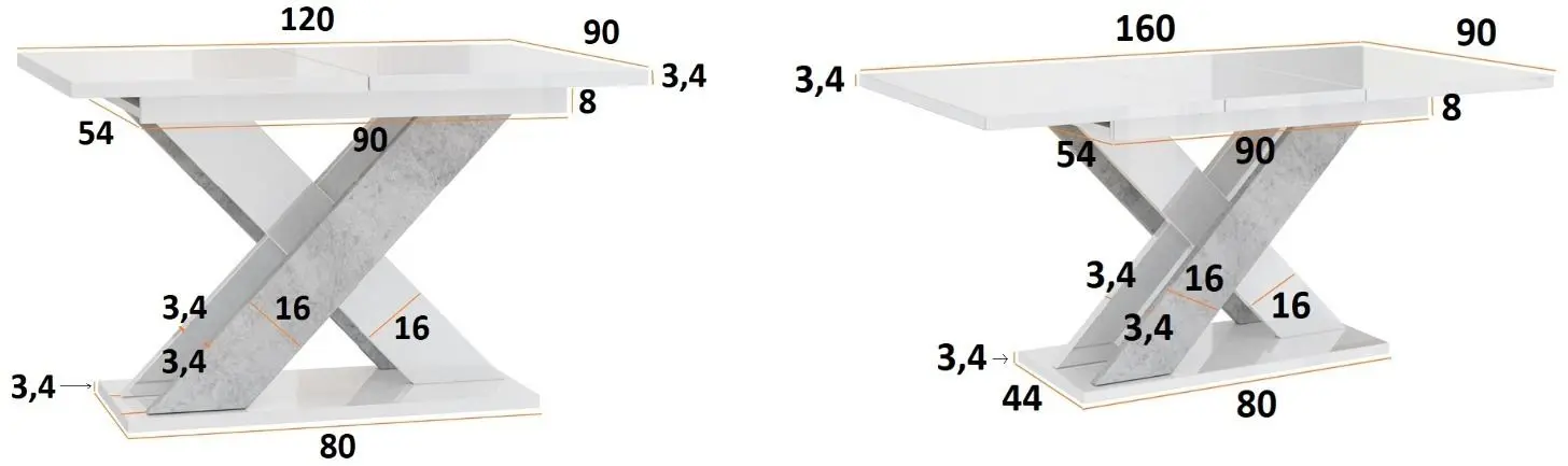 Set mobila pentru bucatarie Modern Paola 2.0m Wenge Magic/Craft Oak White + Prospero Xao 160 K350 Black + Signal Chic Velvet Gray Light/Black