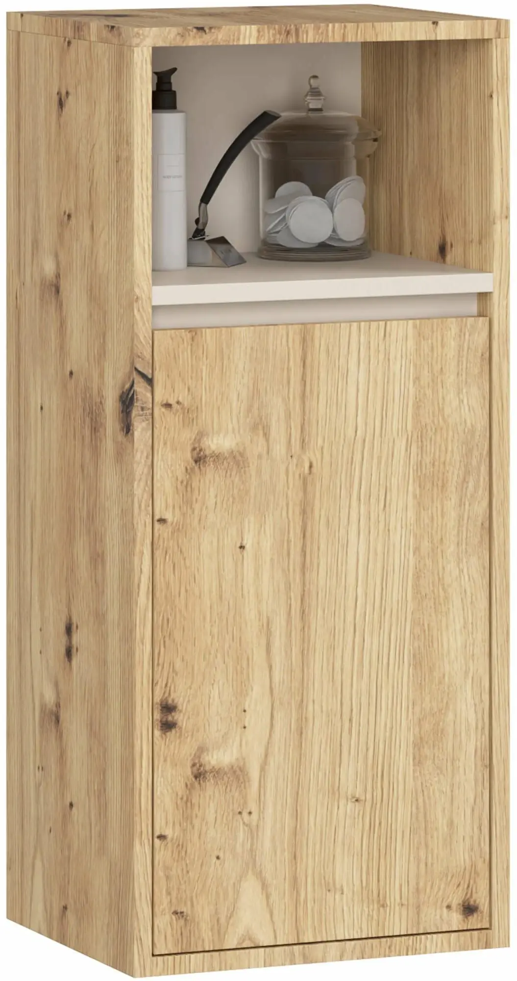 Set de mobila pentru baie Akord Vami (Artisan Oak/Cashmere)