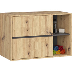 Set de mobila pentru baie Akord Vami (Artisan Oak/Graphite Grey) Thumb