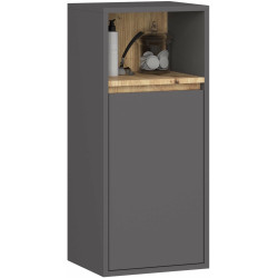 Set de mobila pentru baie Akord Vami (Graphite Grey/Artisan Oak) Thumb