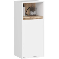 Set de mobila pentru baie Akord Vami cu orificii (White/Sonoma Oak) Thumb