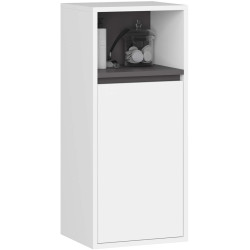 Set de mobila pentru baie Akord Vami (White/Graphite Grey) Thumb