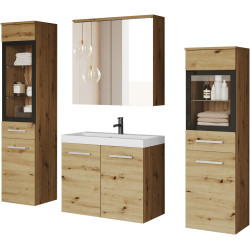 Set de mobila pentru baie Bratex Madrit II (Artisan Oak) Thumb