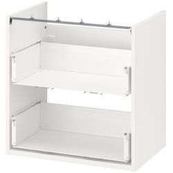 Set de mobila Ikea Enhet/Tvallen/Brogrund usa/oglinda 64x43x65 (Alb/Aspect Stejar) Thumb