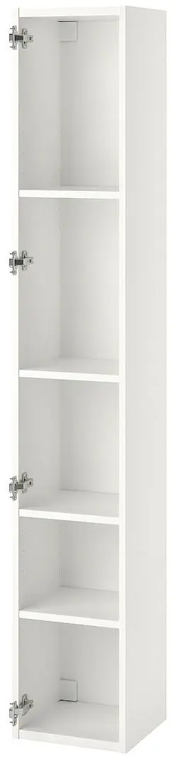 Set de mobila Ikea Enhet/Tvallen/Brogrund usa/oglinda 64x43x65 (Alb/Aspect Stejar)