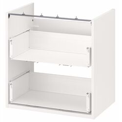 Set de mobila Ikea Enhet/Tvallen/Ensen cu sertare 64x43x65 (Alb/Aspect Stejar) Thumb