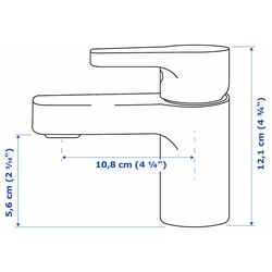 Set de mobila Ikea Enhet/Tvallen/Ensen cu sertare 64x43x65 (Alb/Aspect Stejar) Thumb