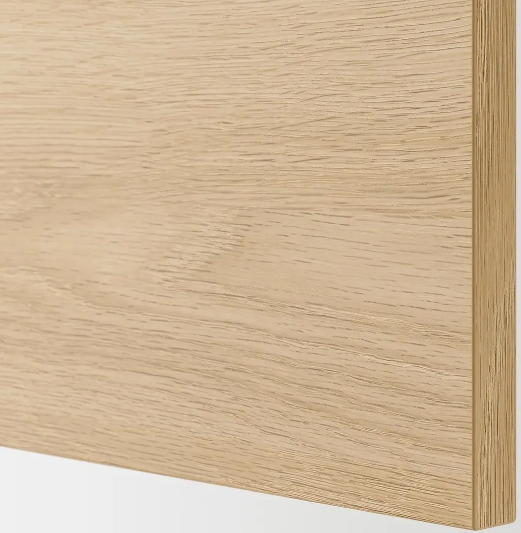 Set de mobila Ikea Enhet/Tvallen/Ensen cu sertare/oglinda 102x43x65 (Alb/Aspect Stejar)