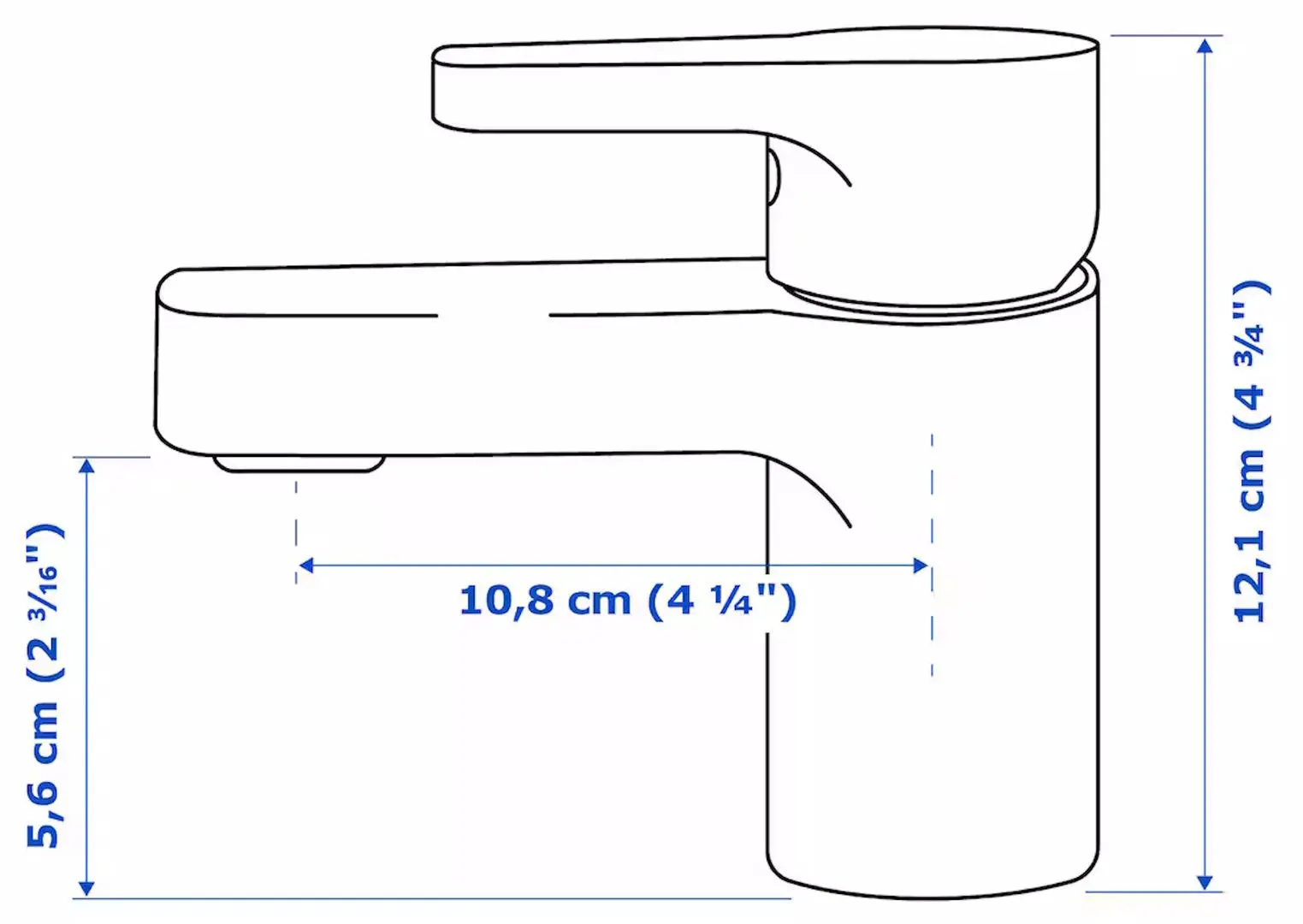 Set de mobila Ikea Enhet/Tvallen/Enset cu sertare 64x43x65 (Antracit/Alb)