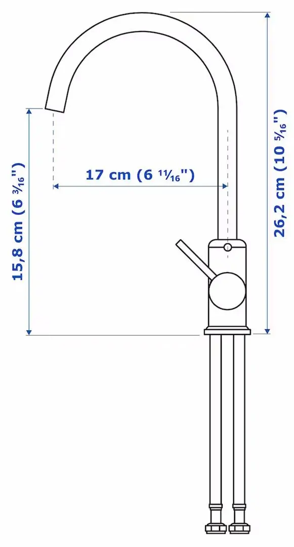 Set de mobila Ikea Enhet/Tvallen/Glypen 140x43x65 (Alb)