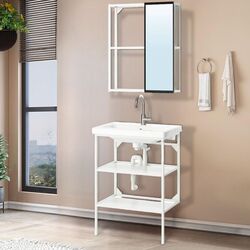 Set de mobila Ikea Enhet/Tvallen/Glypen 64x43x87 (Alb)