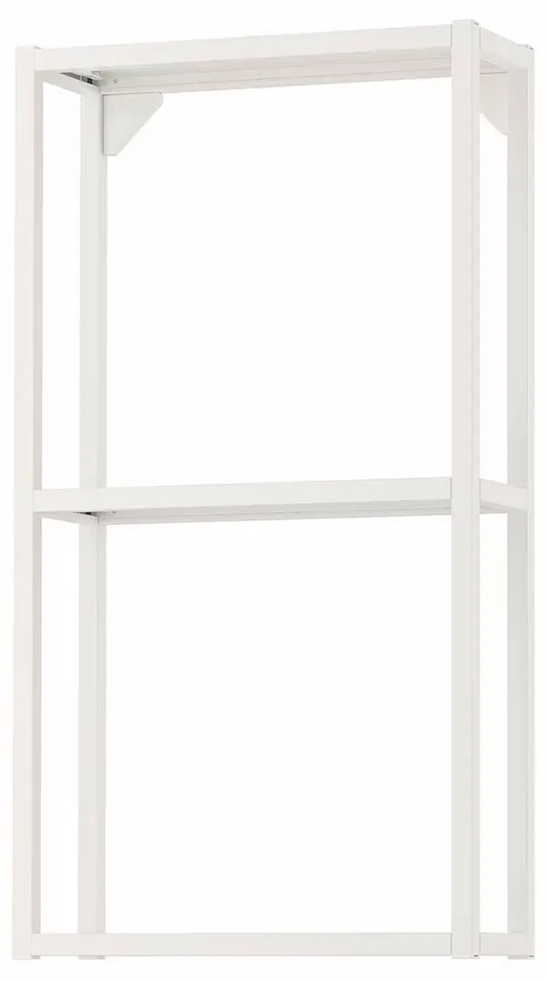 Set de mobila Ikea Enhet/Tvallen/Glypen cu sertare 140x43x65 (Alb/Gri-Verde Deschis) - 8