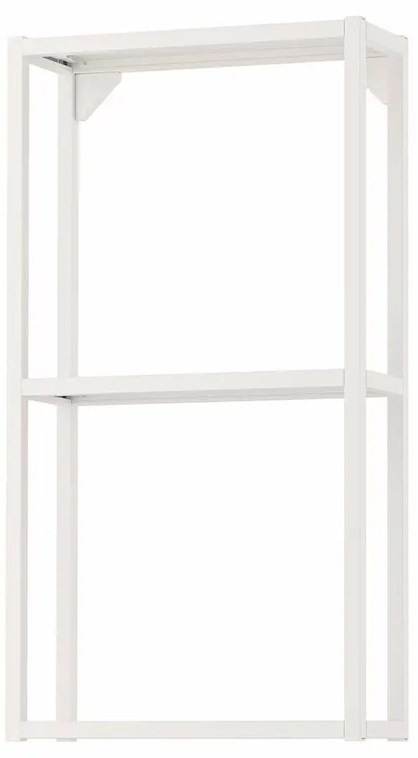 Set de mobila Ikea Enhet/Tvallen/Glypen cu sertare 64x43x65 (Alb/Gri-Verde Deschis) - 13