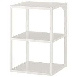 Set de mobila Ikea Enhet/Tvallen/Glypen cu sertare/oglinda 124x43x65 (Alb/Gri-Verde Deschis) Thumb