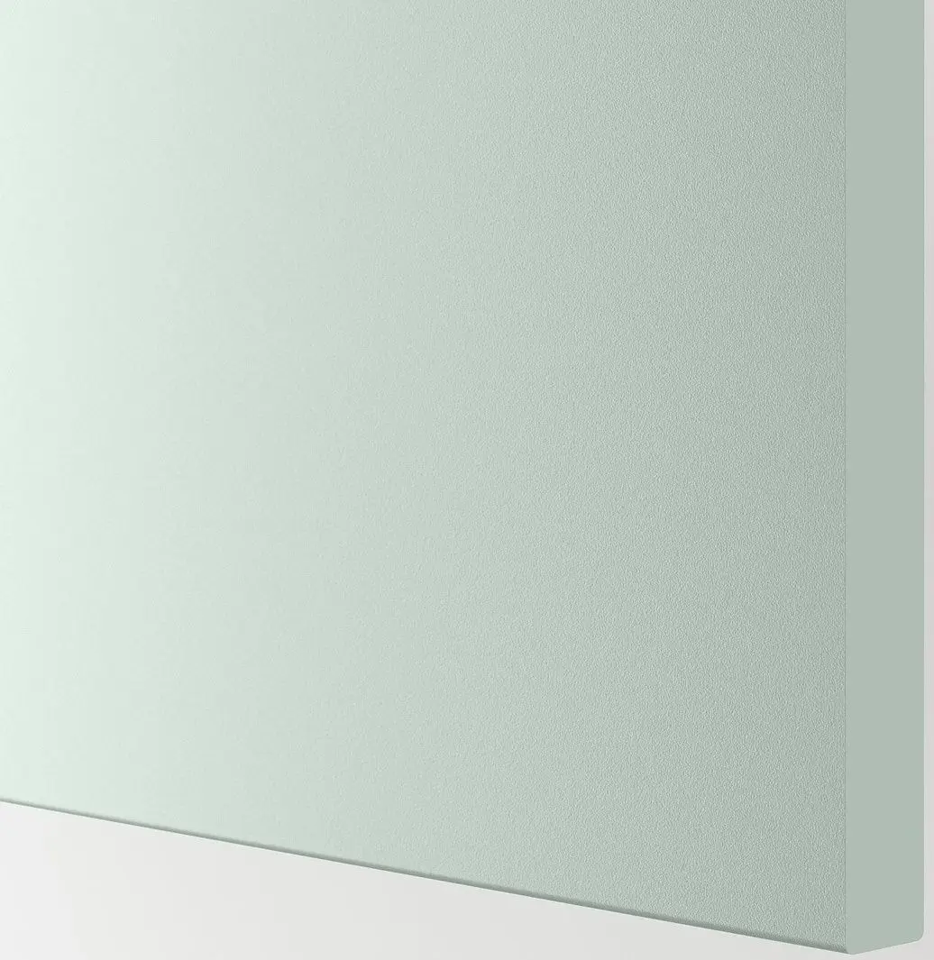 Set de mobila Ikea Enhet/Tvallen/Glypen cu sertare/oglinda 124x43x65 (Alb/Gri-Verde Deschis) - 8