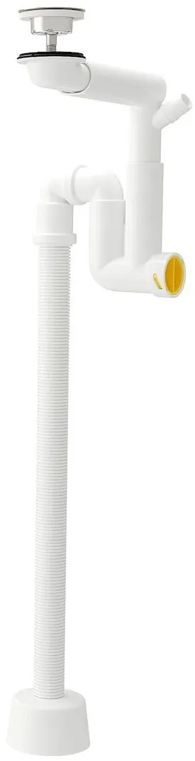 Set de mobila Ikea Enhet/Tvallen/Glypen cu sertare/oglinda 164x43x65 (Alb/Gri-Verde Deschis) - 13