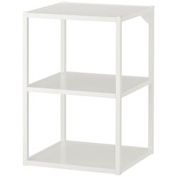 Set de mobila Ikea Enhet/Tvallen/Glypen cu sertare/oglinda 164x43x65 (Alb/Gri-Verde Deschis) Thumb