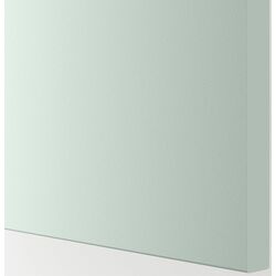 Set de mobila Ikea Enhet/Tvallen/Glypen cu sertare/oglinda 64x43x65 (Alb/Gri-Verde Deschis) Thumb