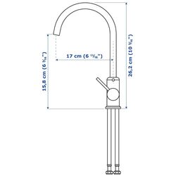 Set de mobila Ikea Enhet/Tvallen/Glypen cu sertare/oglinda 64x43x65 (Alb/Verde Deschis) Thumb