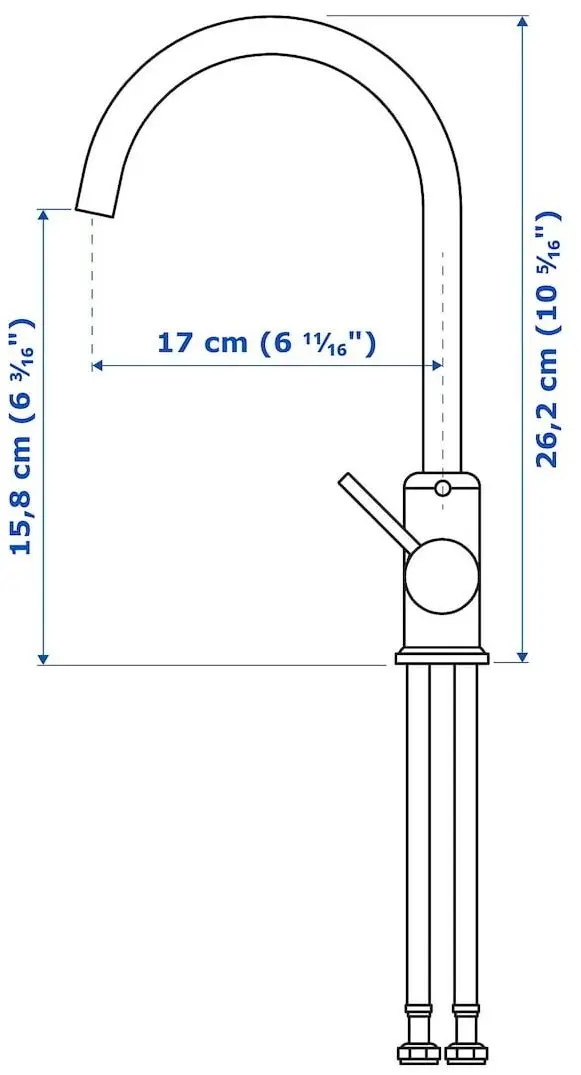 Set de mobila Ikea Enhet/Tvallen/Glypen cu sertare/oglinda 64x43x65 (Alb/Verde Deschis) - 8
