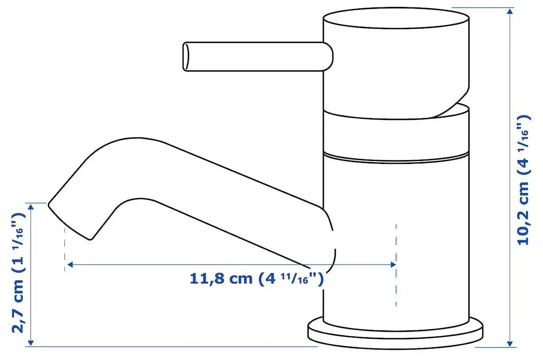 Set de mobila Ikea Enhet/Tvallen/Pilkan usa/oglinda 64x43x87 (Alb)