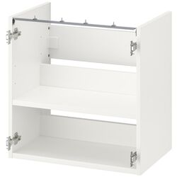 Set de mobila Ikea Enhet/Tvallen/Pilkan usa/oglinda 64x43x87 (Alb) Thumb