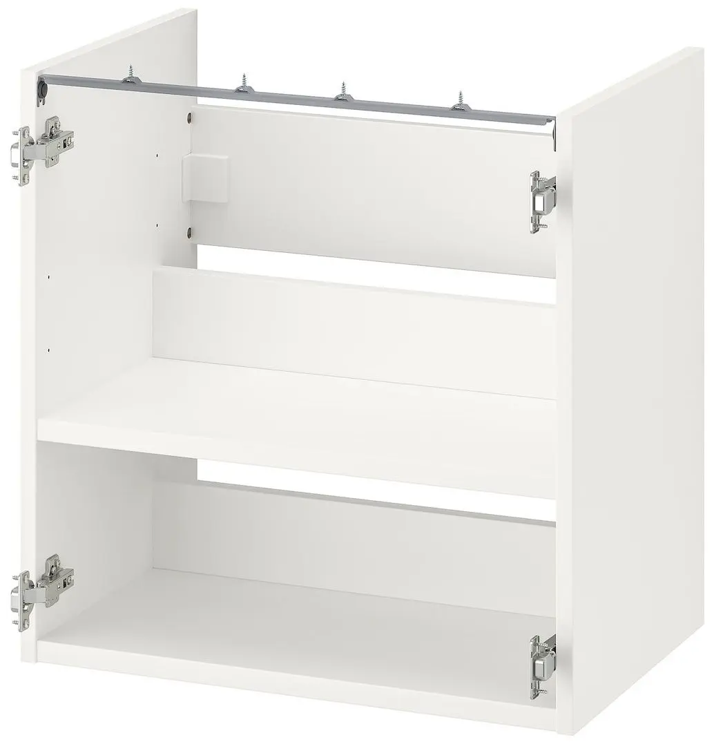 Set de mobila Ikea Enhet/Tvallen/Pilkan usa/oglinda 64x43x87 (Alb)