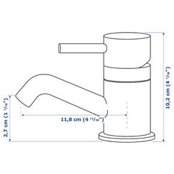 Комплект мебели Ikea Enhet/Tvallen/Pilkan дверцы/зеркало 64x43x87 (Белый/Под Дуб) Thumb