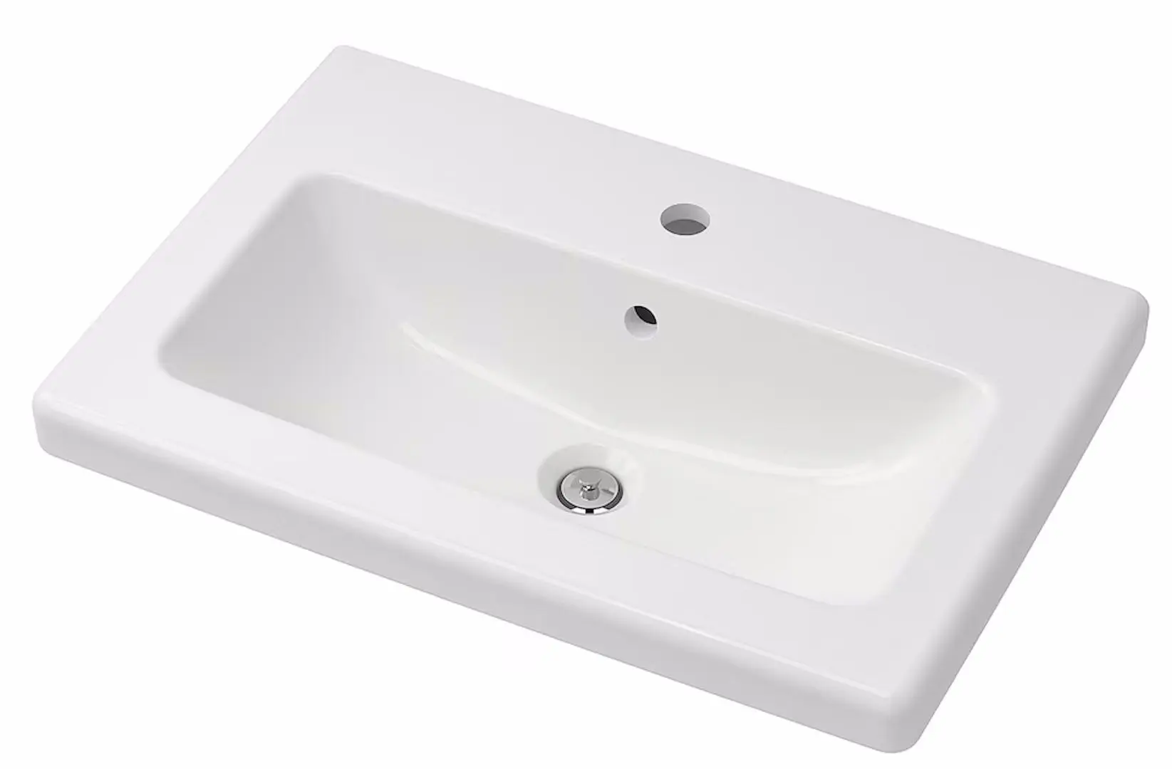 Set de mobila Ikea Enhet/Tvallen/Pilkan cu usi 64x43x65 (Alb)