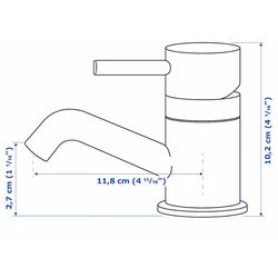 Set de mobila Ikea Enhet/Tvallen/Pilkan cu usi 64x43x65 (Alb) Thumb
