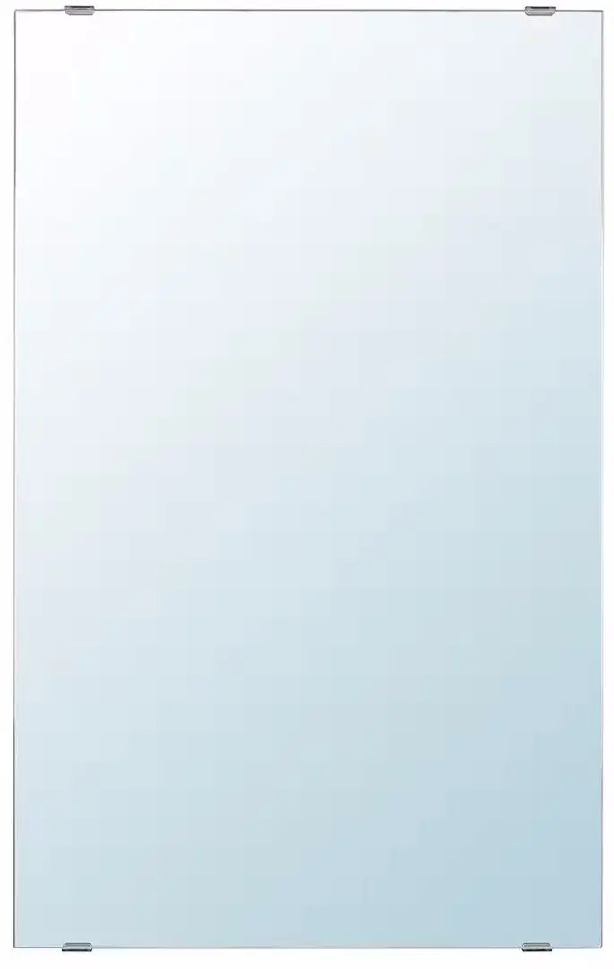 Set de mobila Ikea Enhet/Tvallen/Pilkan cu usi/oglinda dreptunghiulara 64x43x65 (Antracit/Alb)