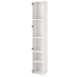 Set de mobila Ikea Enhet/Tvallen/Pilkan cu usi/oglinda dreptunghiulara 64x43x65 (Alb) Thumb