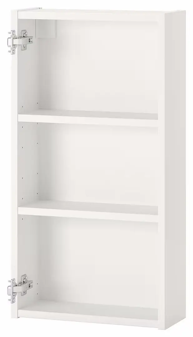 Set de mobila Ikea Enhet/Tvallen/Pilkan cu sertare 124x43x65 (Alb/Aspect Stejar)
