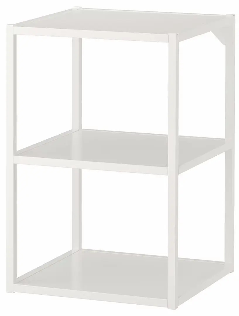Set de mobila Ikea Enhet/Tvallen/Pilkan cu sertare 124x43x65 (Alb/Aspect Stejar)