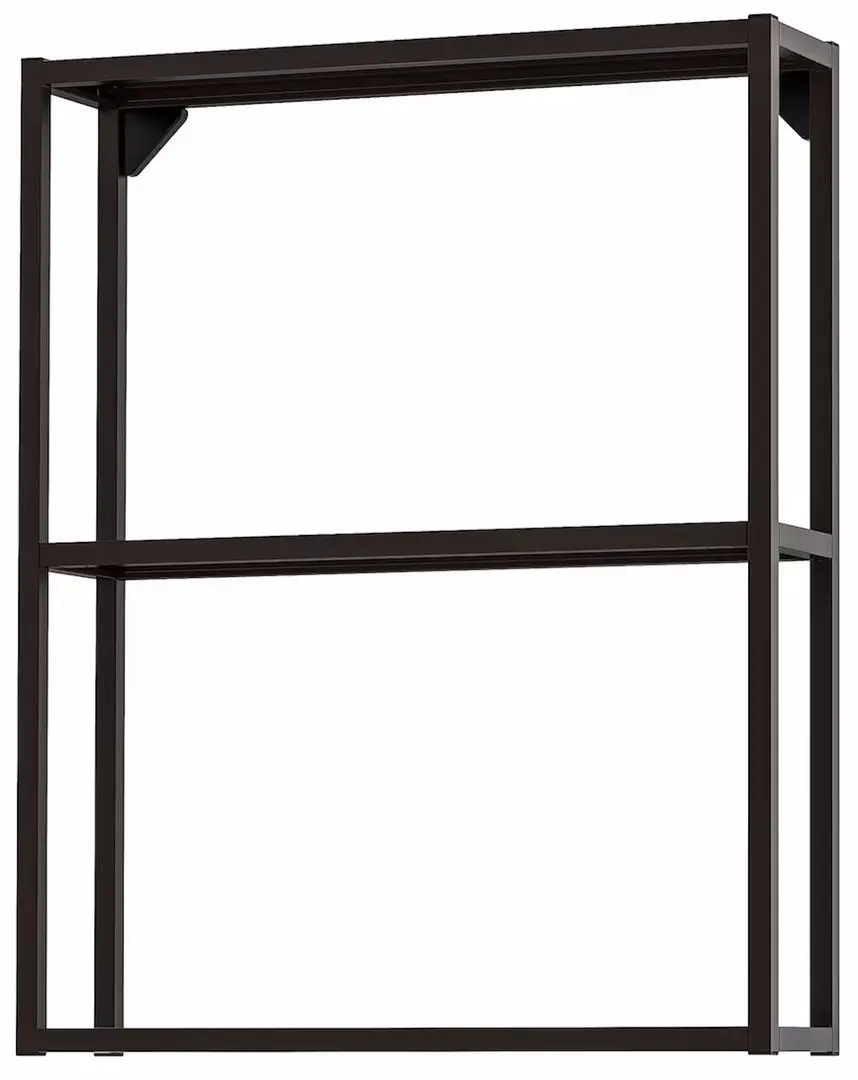 Set de mobila Ikea Enhet/Tvallen/Pilkan cu sertare/cadr/oglinda rotunda 64x43x65 (Antracit/Gri) - 8