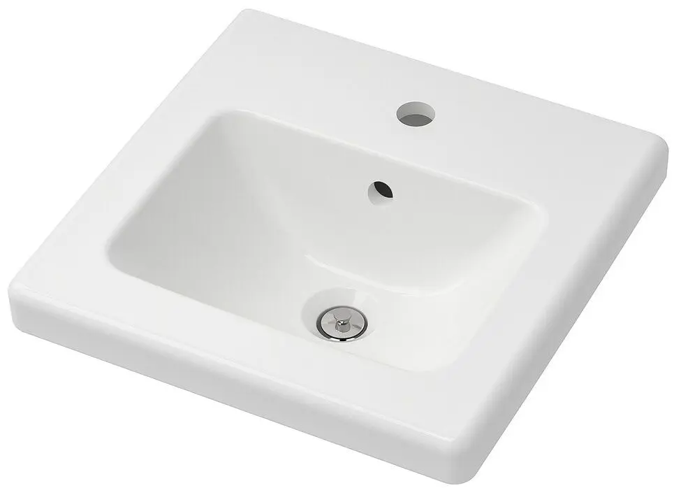 Set de mobila Ikea Enhet/Tvallen/Pilkan cu sertare/oglinda 124x43x65 (Antracit/Alb)