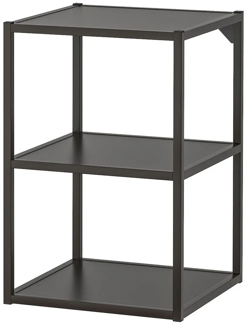 Set de mobila Ikea Enhet/Tvallen/Pilkan cu sertare/oglinda 124x43x65 (Antracit/Alb)