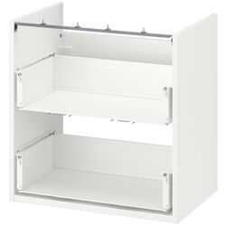 Set de mobila Ikea Enhet/Tvallen/Saljen cu sertare/usa 64x43x65 (Antracit/Alb) Thumb