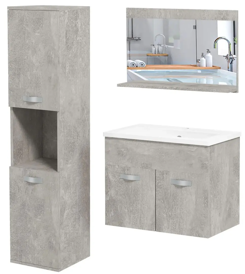 Set de mobila Kleankin 834-605V00GY (Grey)