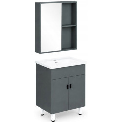 Комплект мебели для ванной ModernHome TKJ-BC-P007-4 (Grey) Thumb