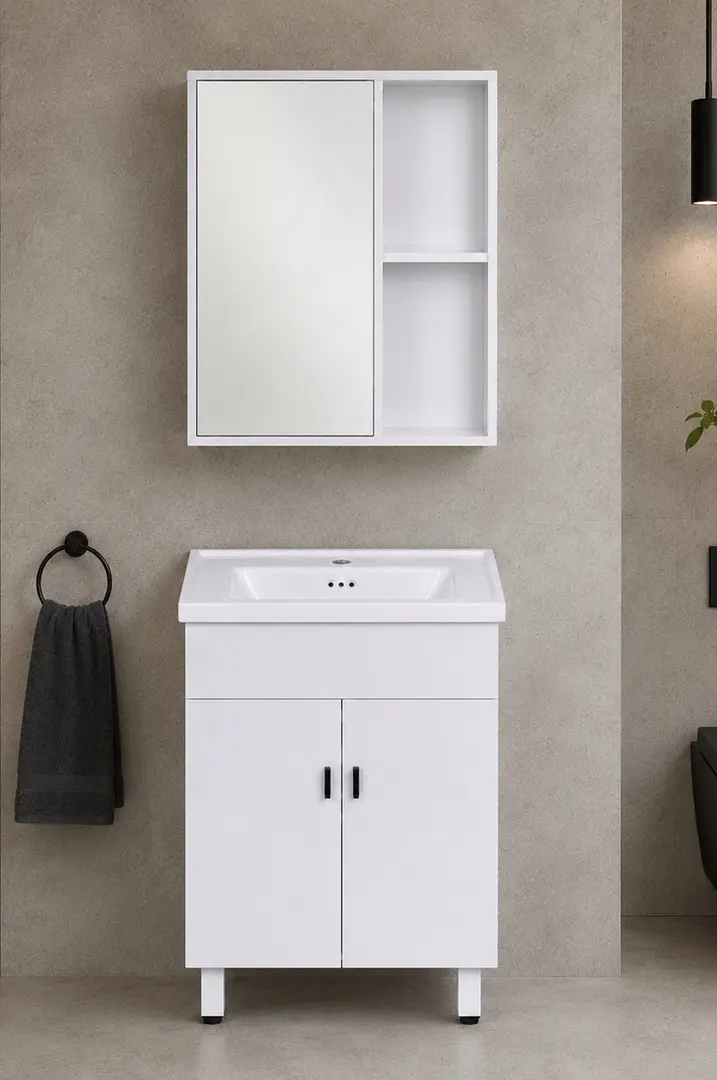 Комплект мебели для ванной ModernHome TKJ-BC-P007-5 (White)
