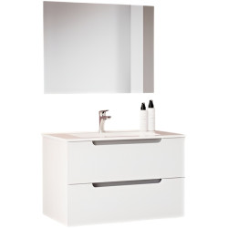 Комплект мебели для ванной комнаты Savini Due Ibiza 600 (White) Thumb