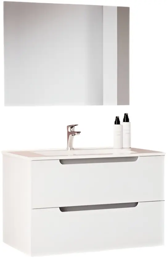 Комплект мебели для ванной комнаты Savini Due Ibiza 600 (White)