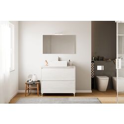 Set mobilier de baie Savini Due Lisbona 600 (White Oak) Thumb