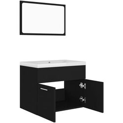 Комплект мебели для ванной VidaXL 3070866 (Black) Thumb