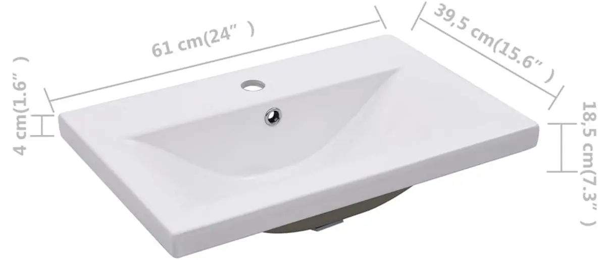 Комплект мебели для ванной VidaXL 3070866 (Black)