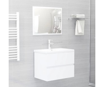 Комплект мебели для ванной VidaXL 3071585 (White)